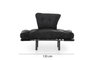 Atelier Del Sofa Nitta Single - Sillón de orejas Negro